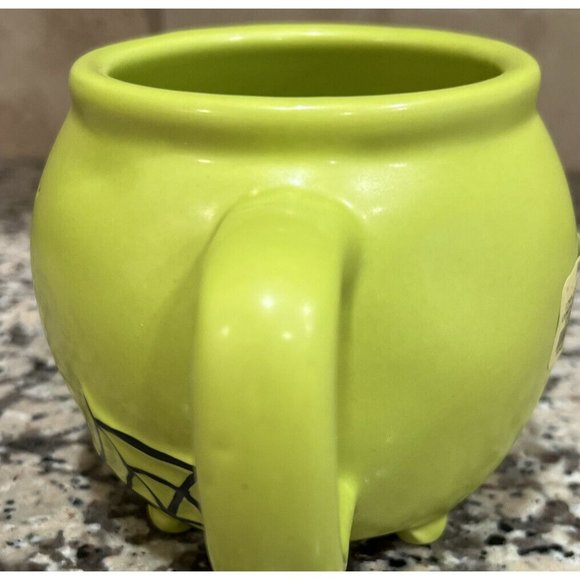 New Rae Dunn 2023 Halloween Web HOCUS POCUS Green Cauldron Mug - Picture 3 of 6